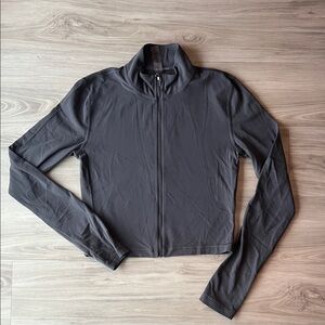 Aritzia Dark Gray BUTTER LIMIT Jacket